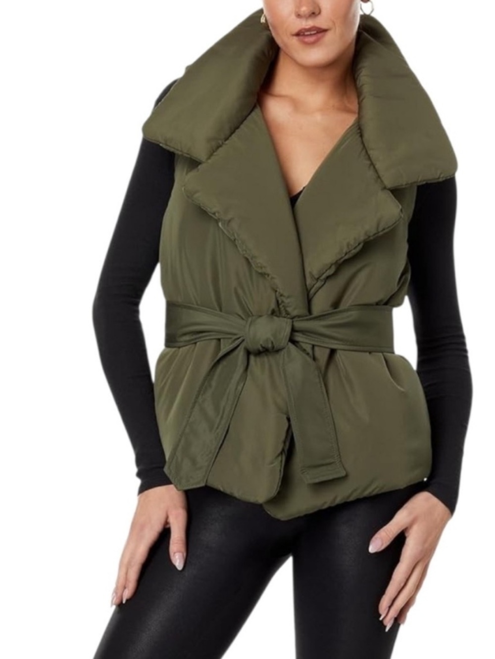 Norma Kamali Olive Sleeping Bag Vest